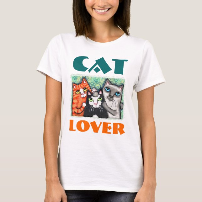 Cat Lover's T-Shirt (Front)