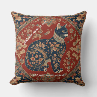 Cat Lover's Throw Pillow