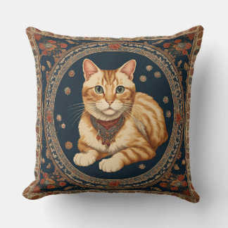Cat Lover's Throw Pillow