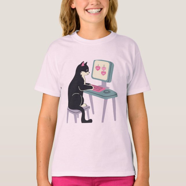 Cat lovers Tuxedo cat  T-Shirt (Front)