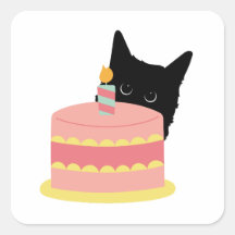 Cat Loves Cake