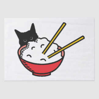 Cat Loves Rice Tissue Paper