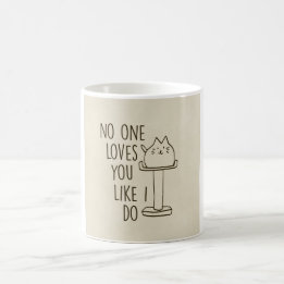 Cat Loves You Like I Do Ceramic Mug