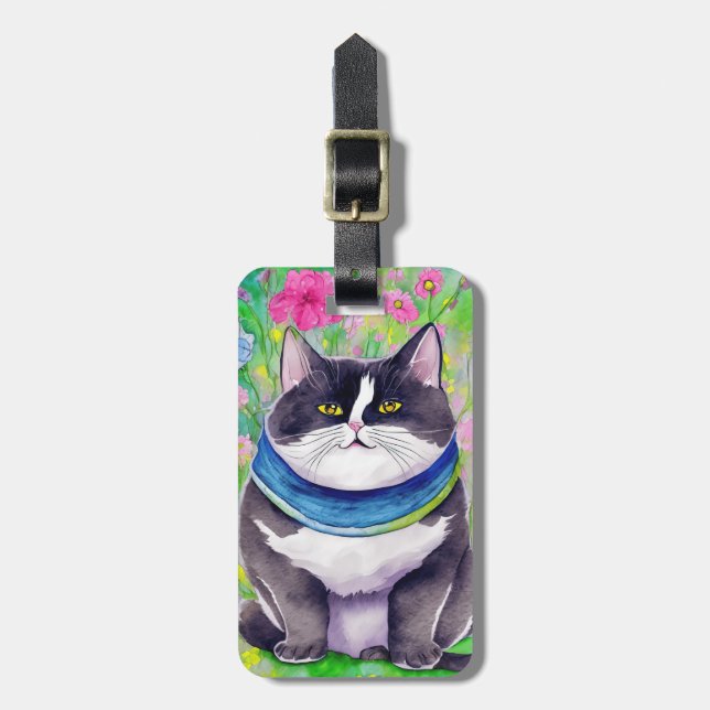 Cat Luggage Tag (Front Vertical)