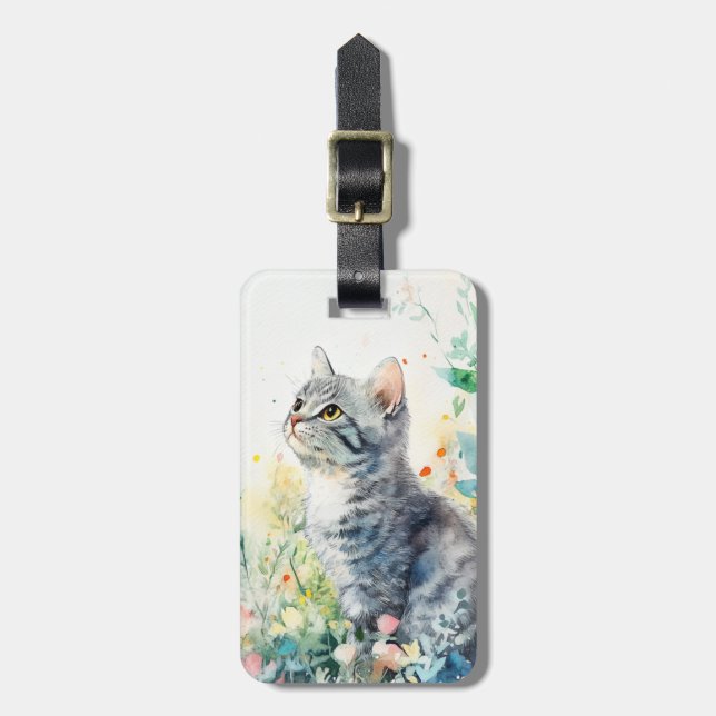 Cat Luggage Tags (Front Vertical)