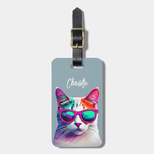 Cat Luggage Tags (Front Vertical)