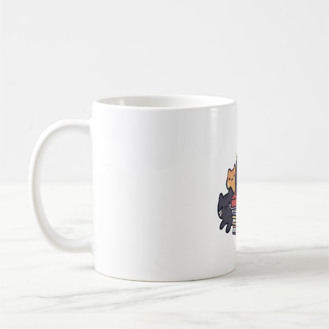 Cat Magic Coffee Mug (Left)