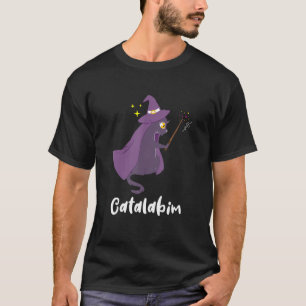 Cat Magician Wizard Cat With Magic Wand Catalabim T-Shirt
