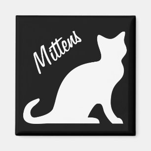 Cat magnets with your pet name