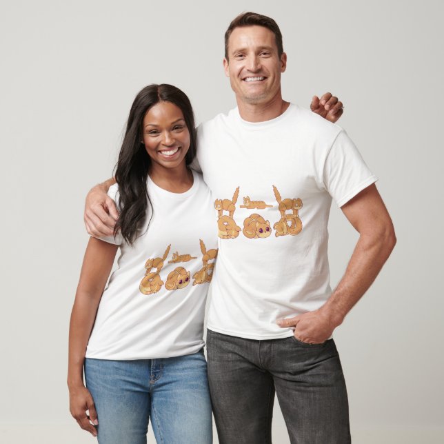 Cat Making Biscuits - Baking Lover Design T-Shirt (Unisex)