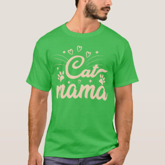 Cat Mama Cat Mum Funny Cat Paw boy T-Shirt