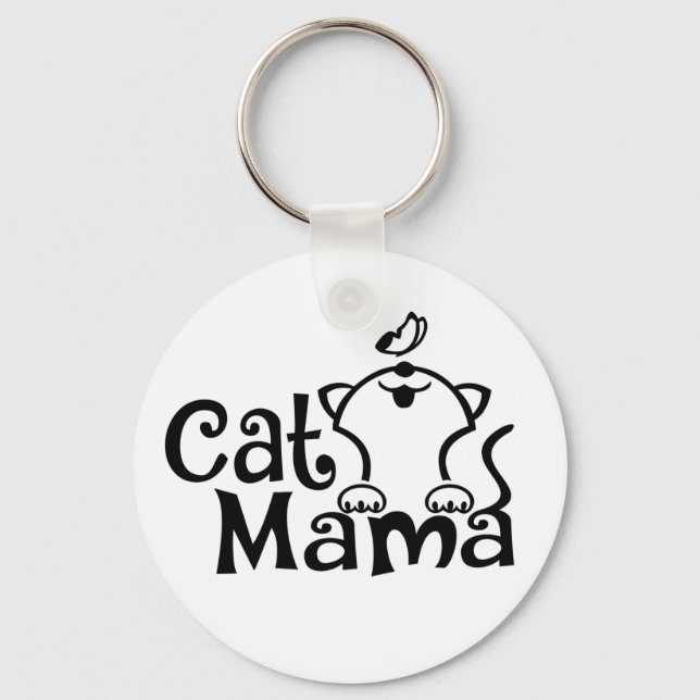 Cat Mama Keychain (Front)