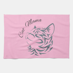 Cat Mama       Tea Towel