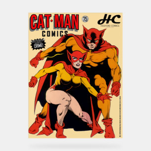 CAT-MAN Comics Acrylic Sign