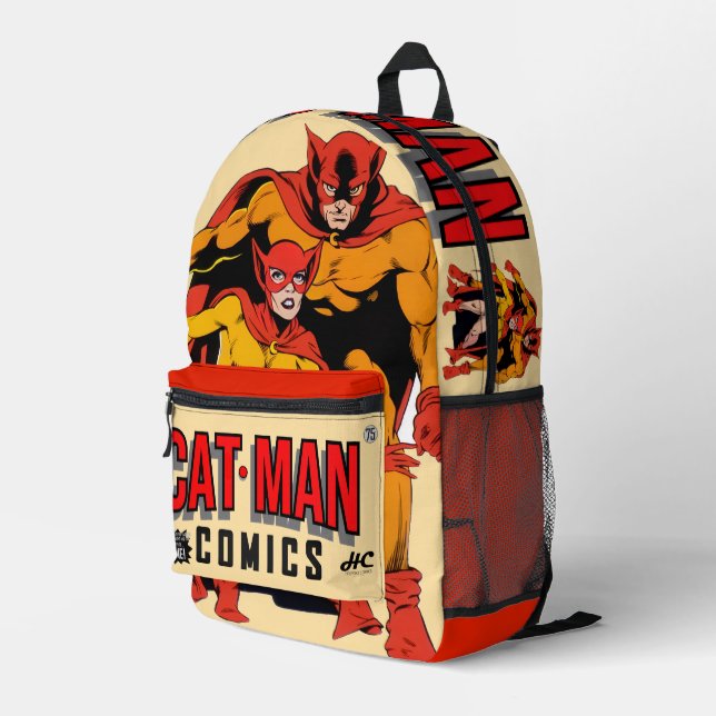 CAT-MAN Comics Backpack (Back Corner Right)