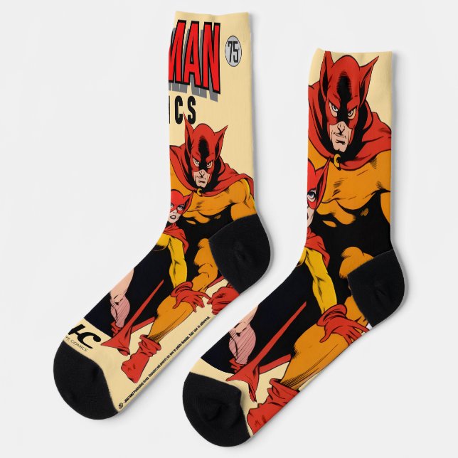CAT-MAN Comics Socks (Left)