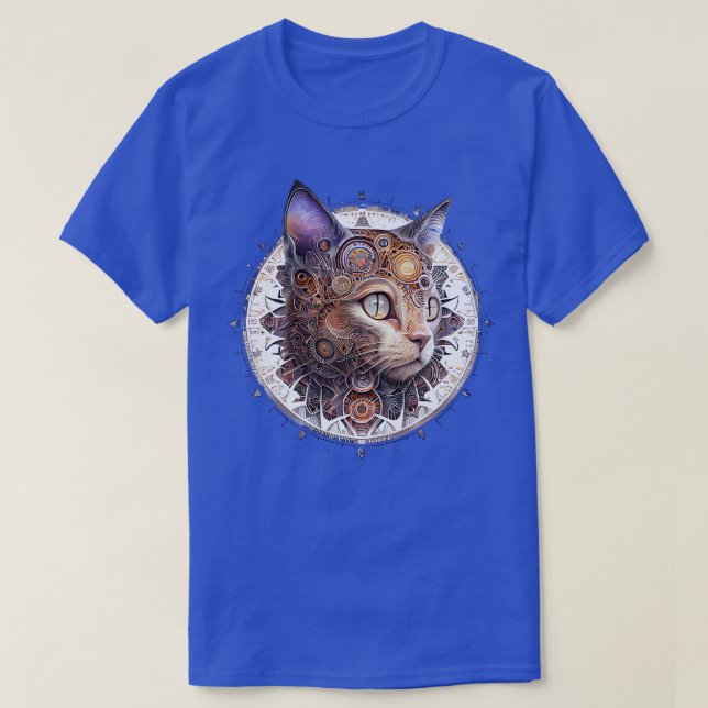Cat Mandalas For all cat lovers T-Shirt (Design Front)