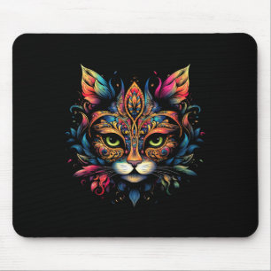 Cat Mardi Gras 1 Mouse Mat