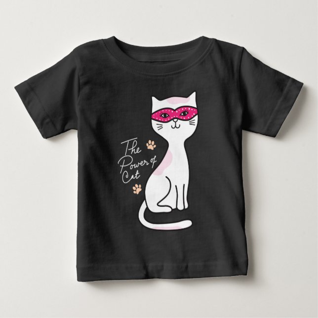 Cat mask baby  T-Shirt (Front)