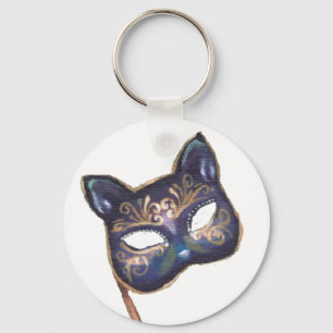 Cat Mask Keychain Venetian Mask Keychain