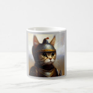 Cat Mediaeval Knight Coffee Mug