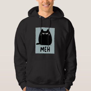 Cat Meh Funny Cat Lover Cat Mom Cat Dad Kawaii Kit Hoodie