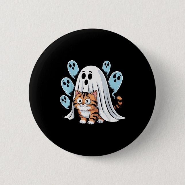 Cat Meme Funny Soky Halloween Kitty  6 Cm Round Badge (Front)