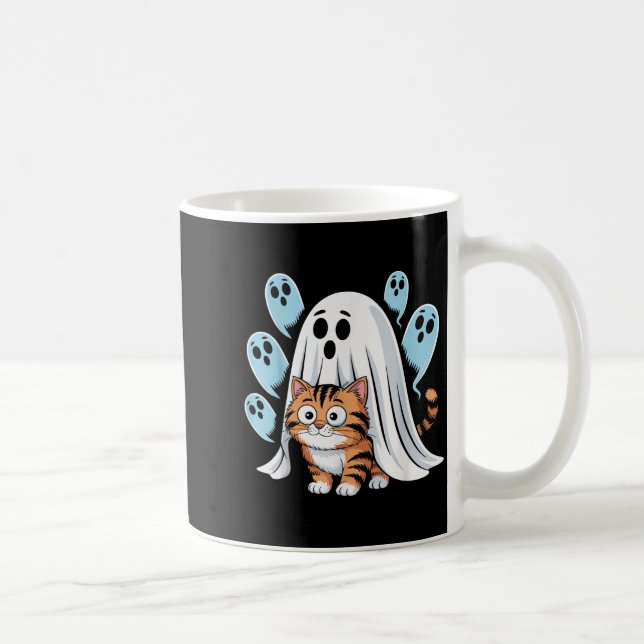 Cat Meme Funny Soky Halloween Kitty  Coffee Mug (Right)