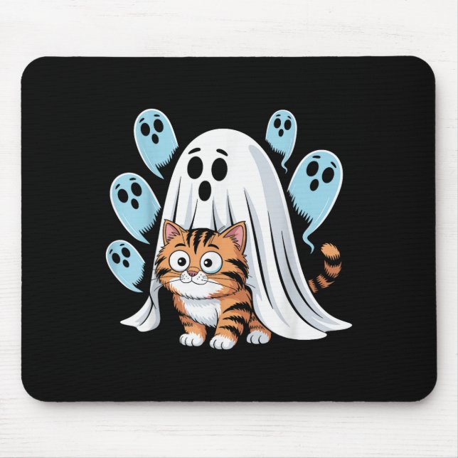 Cat Meme Funny Soky Halloween Kitty  Mouse Mat (Front)