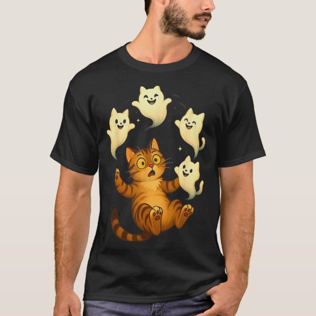 Cat Meme Funny Soky Halloween Kitty  T-Shirt (Front)
