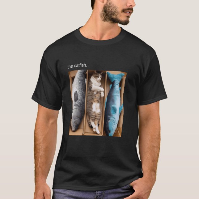 Cat Meme Tshirt Silly Cat Funny Kitty Meow Hiss Ki (Front)