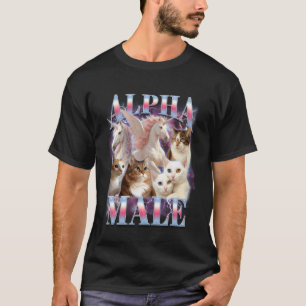 Cat Meme Unicorn Cat Lover Humour Funny Sarcasm Al T-Shirt