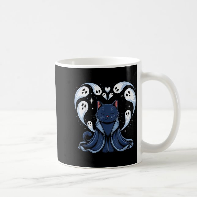 Cat Meme Wizard Soky Fantasy Kitty  Coffee Mug (Right)