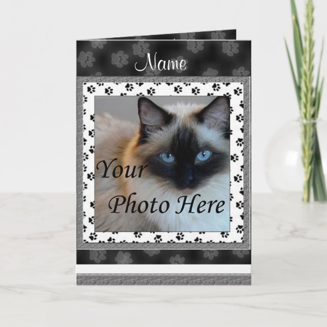 Cat Memorial Announcement - Pet Loss (Front)