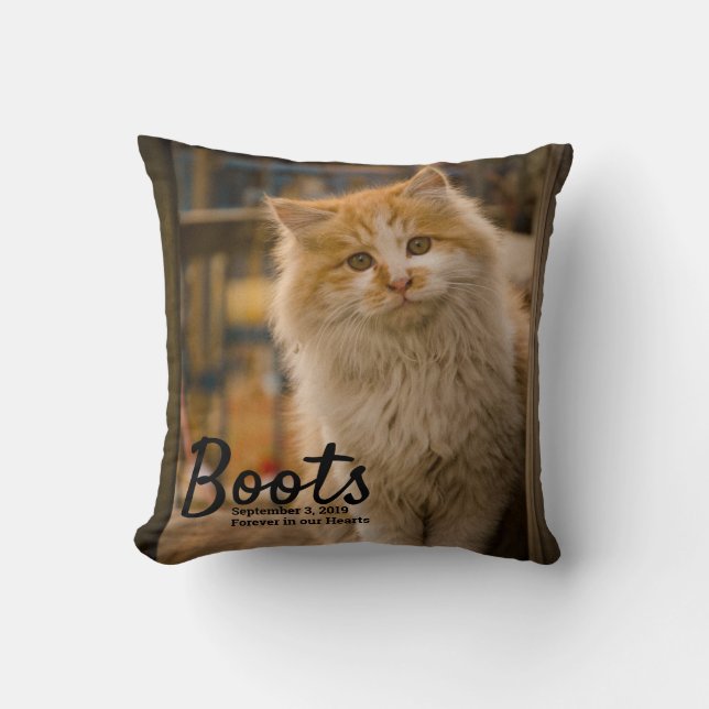 Cat Memorial Cushion (Front)
