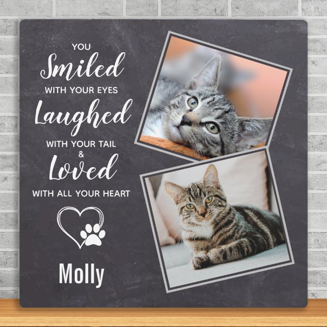 Cat Memorial Gift- Sympathy Cat Pet Loss Keepsake Plaque (Creator Uploaded)