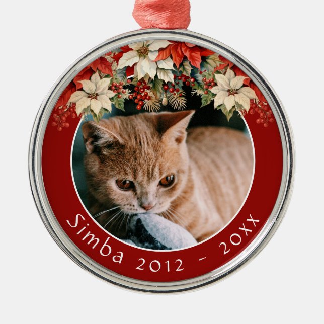 Cat memorial Ornament (Front)