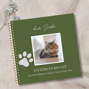 Cat Memorial Remembrance Pet Loss Grief Journal 