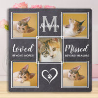 Cat Memorial Unique Photo Collage