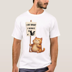 Cat Men's Basic T-Shirt