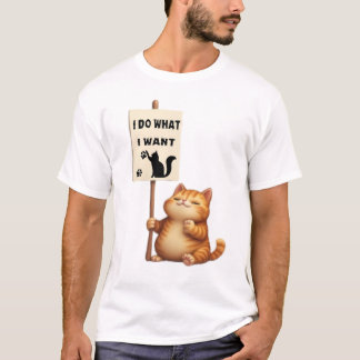 Cat Men's Basic T-Shirt