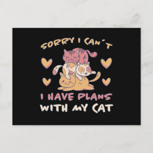 Cat Meow Cute Kitten Funny Cats Gift Postcard