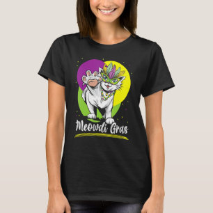 Cat Meowdi Gras Mardi Gras New Orleans Carnival T-Shirt