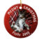 Cat "Meowy Christmas" 2-Sided 2-Photo Red