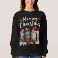 Cat Meowy Family Matching Christmas Pyjamas Santa