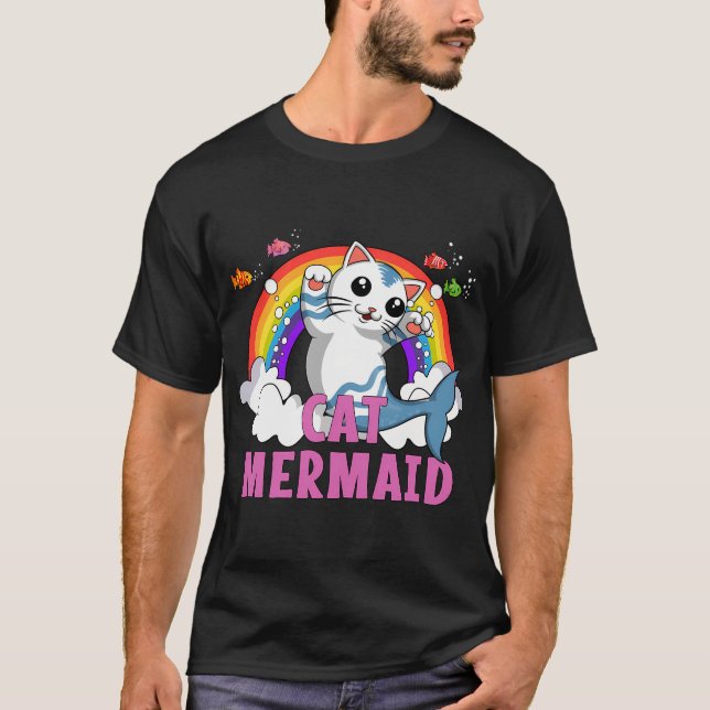 Cat Mermaid T-Shirt (Front)