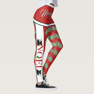 Cat "Merry Catmas! Noel" Leggings