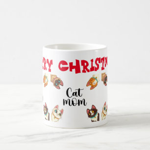 Cat Merry Christmas Coffee Mug