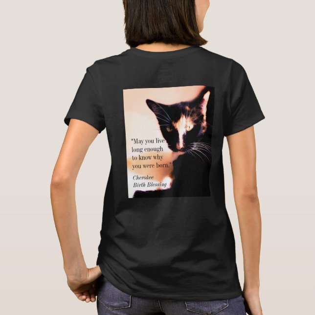 Cat Messenger T-Shirt (Back)