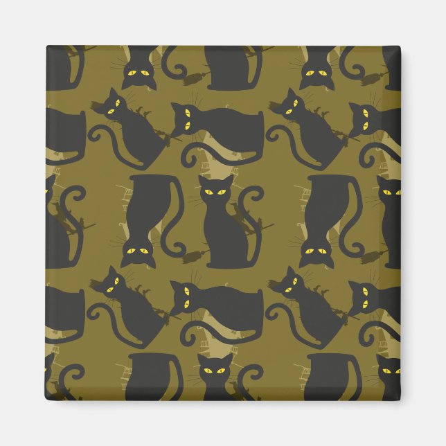 Cat Metallizer Factory Deco Template Tube Art Magnet (Front)